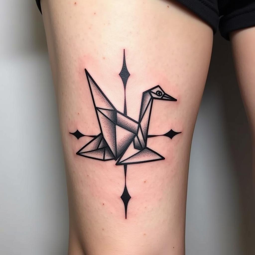 hinh-xam-chim-hac-origami-doc-dao-sang-tao-67bf0a Hình xăm chim hạc origami mẫu thiết kế độc đáo sáng tạo và mang tính biểu tượng