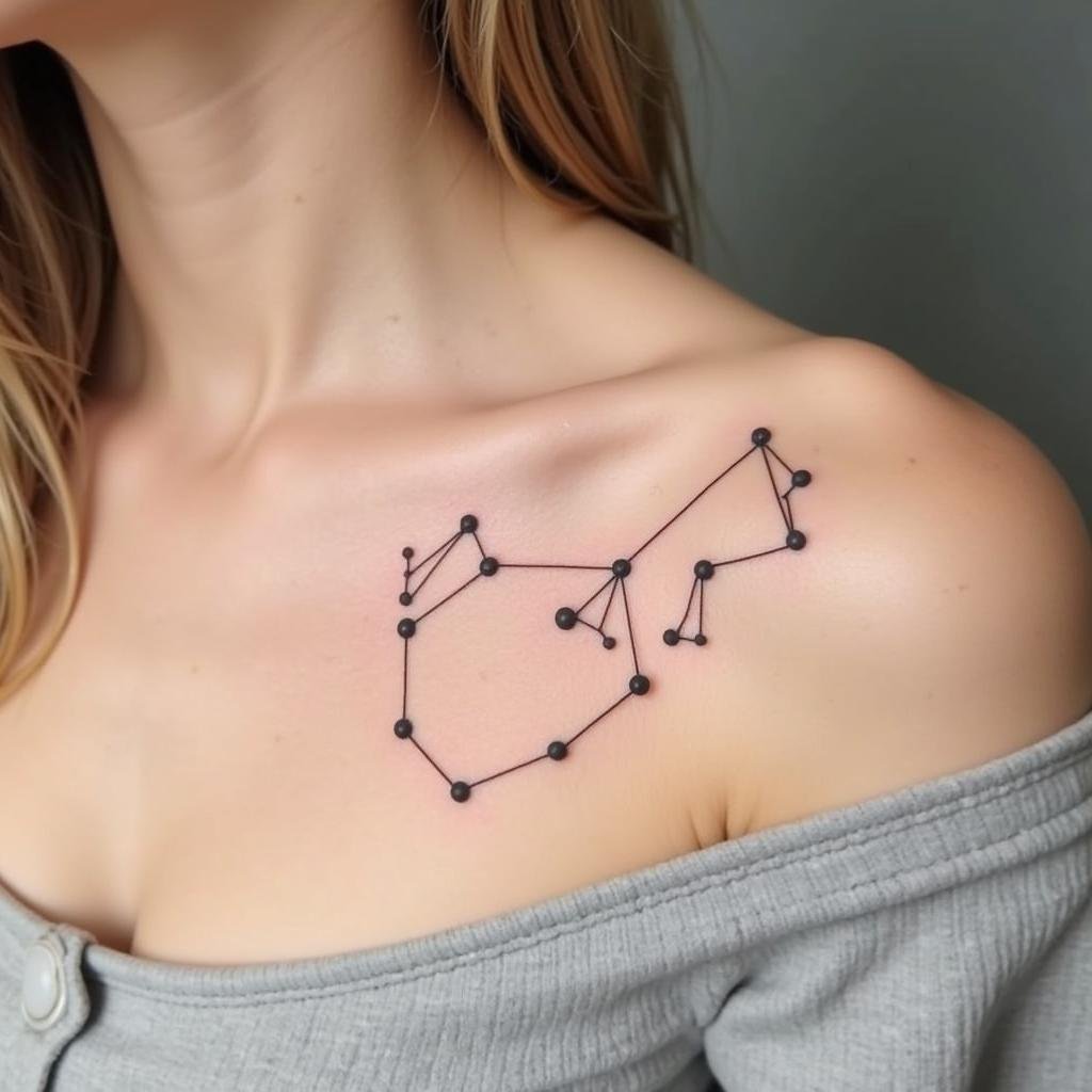 Ý Tưởng Hình Xăm Thiên Bình Nữ Độc Đáo & Ý Nghĩa Nhất