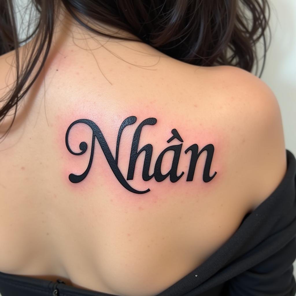 hinh xam chu nhan tieng viet thu phap 67bf2e 1