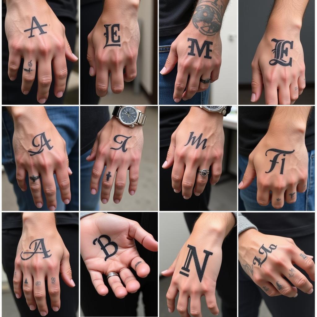 Hình xăm chữ ở tay nam giới đa dạng phong cách và ý nghĩa