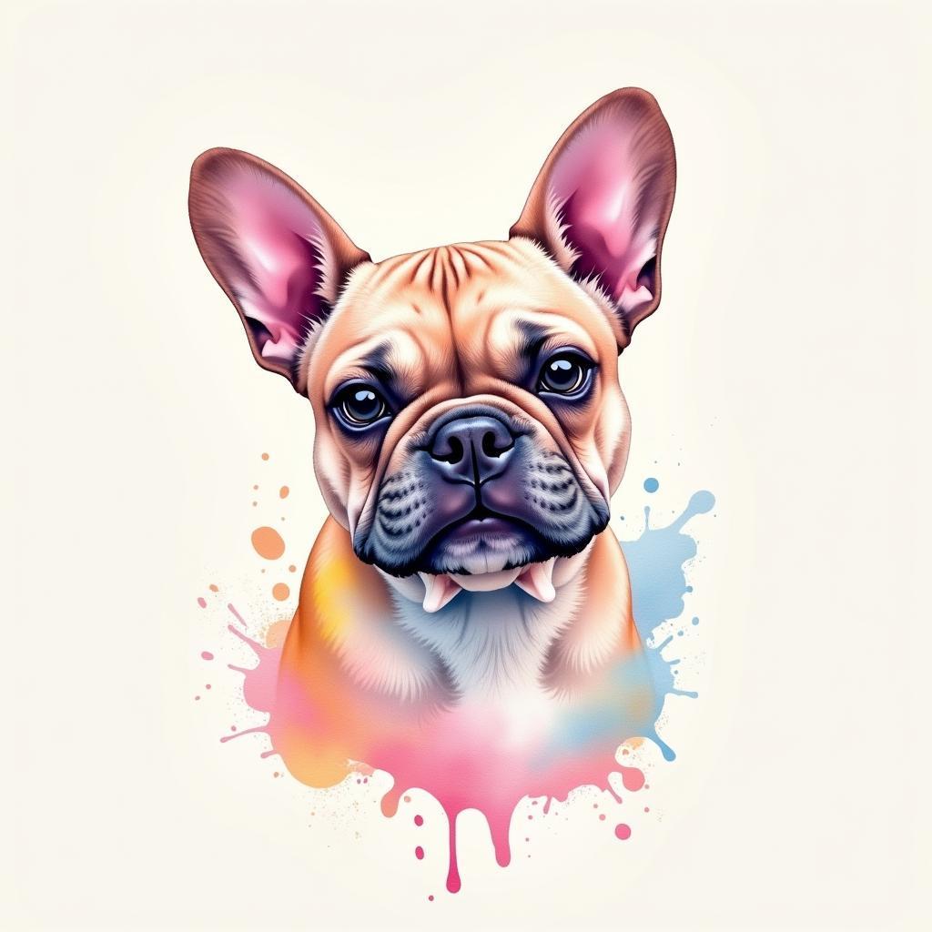 hinh-xam-con-cho-cute-phong-cach-mau-nuoc-67bd08 Hình xăm con chó cute phong cách màu nước với những mảng màu loang lổ.