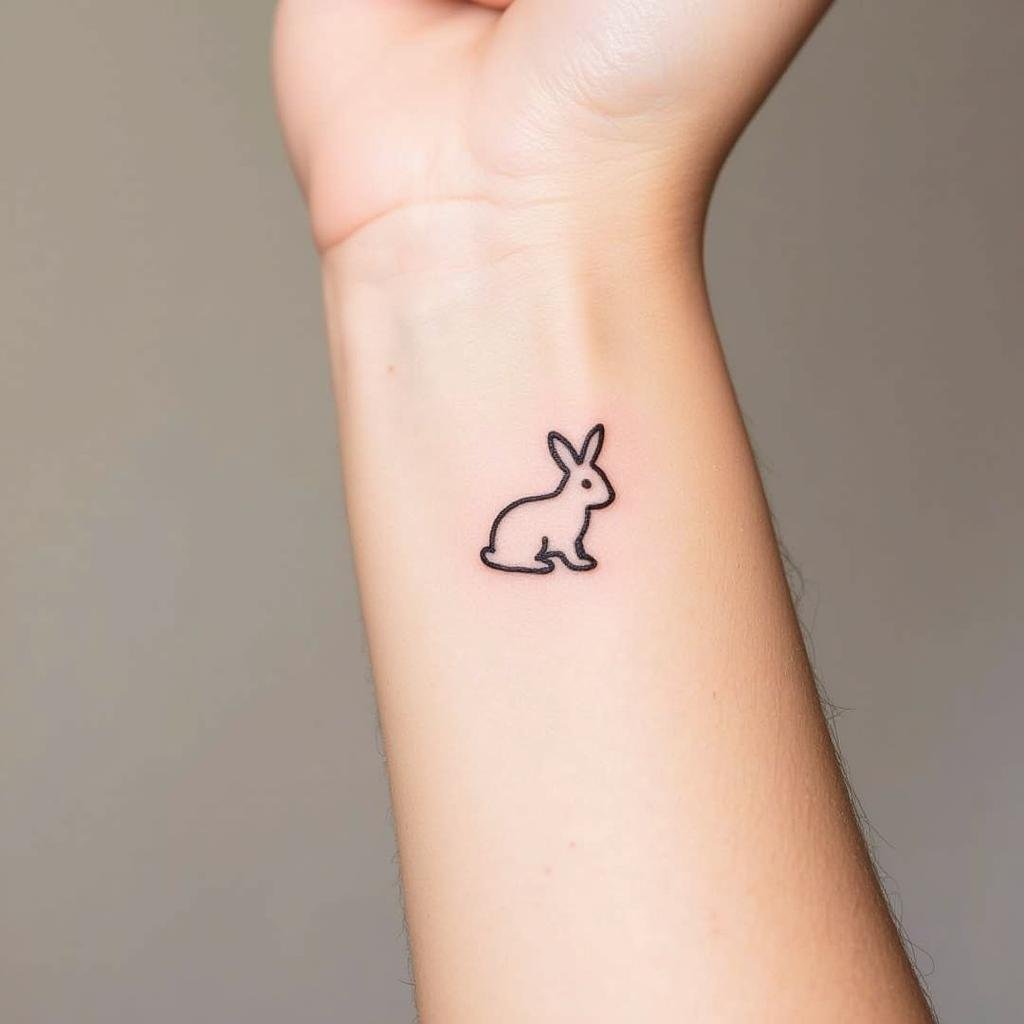 hinh xam con tho cute de thuong 67ba74 1