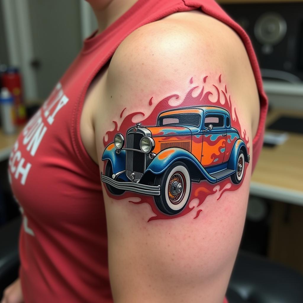 hinh-xam-con-xe-nghe-thuat-doc-dao-67c024 Hình xăm con xe nghệ thuật độc đáo và phổ biến, thể hiện cá tính và đam mê