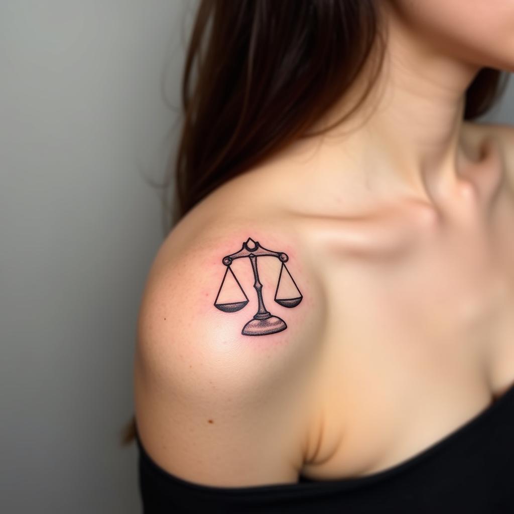 hình-xăm-cung-hoàng-đạo-trên-vai-thể-hiện-cá-tính-riêng-của-con-gái