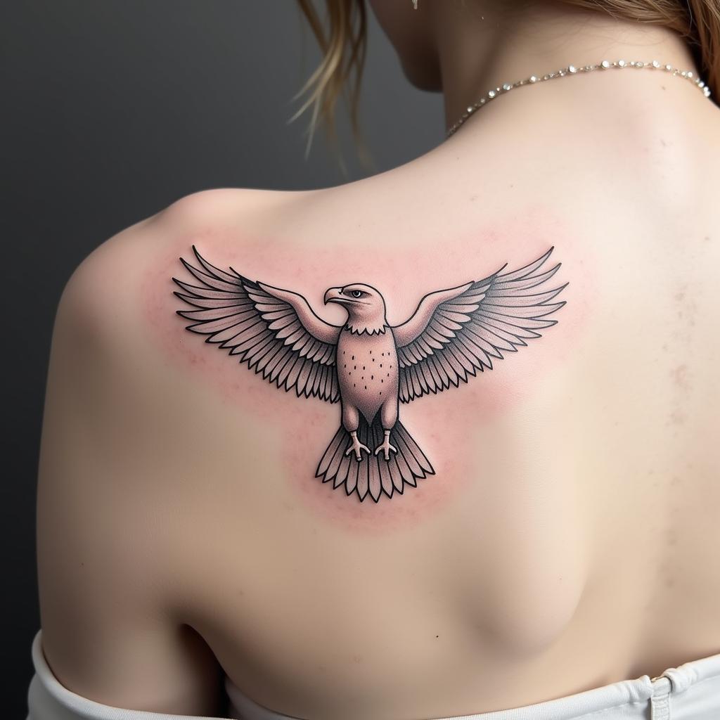 hinh-xam-dai-bang-phong-cach-toi-gian-67bd0d Hình xăm đại bàng tung cánh phong cách tối giản với đường nét mảnh mai và thiết kế tinh tế, thể hiện sự thanh lịch.