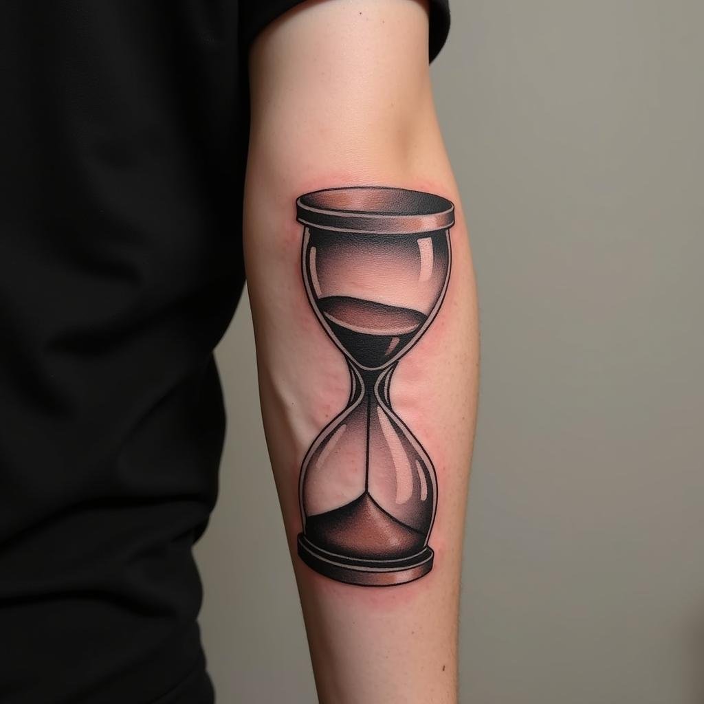 Hình Xăm Đồng Hồ Cát: Biểu Tượng Thời Gian, Ý Nghĩa Sâu Sắc & Mẫu Đẹp Nhất 2 hinh xam dong ho cat bieu tuong vuot thoi gian 67bf4d 1