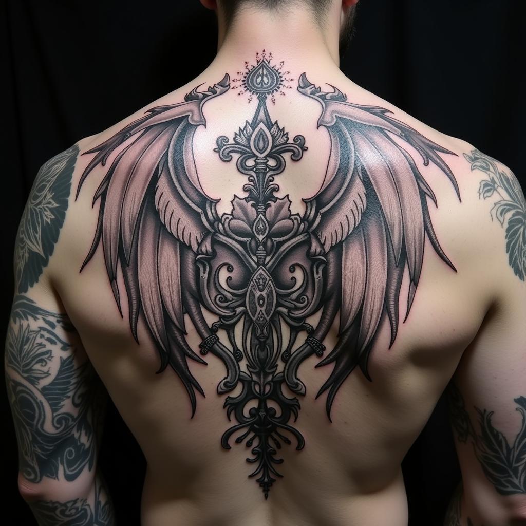 hinh-xam-full-lung-net-tinh-xao-tham-my-67b906 Hình xăm full lưng nét với đường nét tinh xảo và bố cục hài hòa, mang lại vẻ đẹp thẩm mỹ cao.