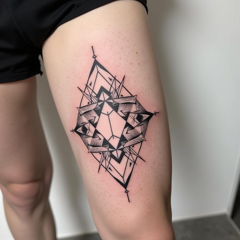 hinh-xam-geometric-hinh-hoc-truu-tuong-67bf0c Hình xăm Geometric hình học trừu tượng độc đáo sáng tạo mang tính nghệ thuật cao