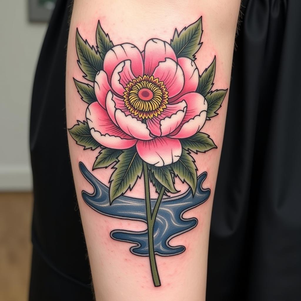 hinh xam hoa mau don irezumi nhat ban 67ba8e 1