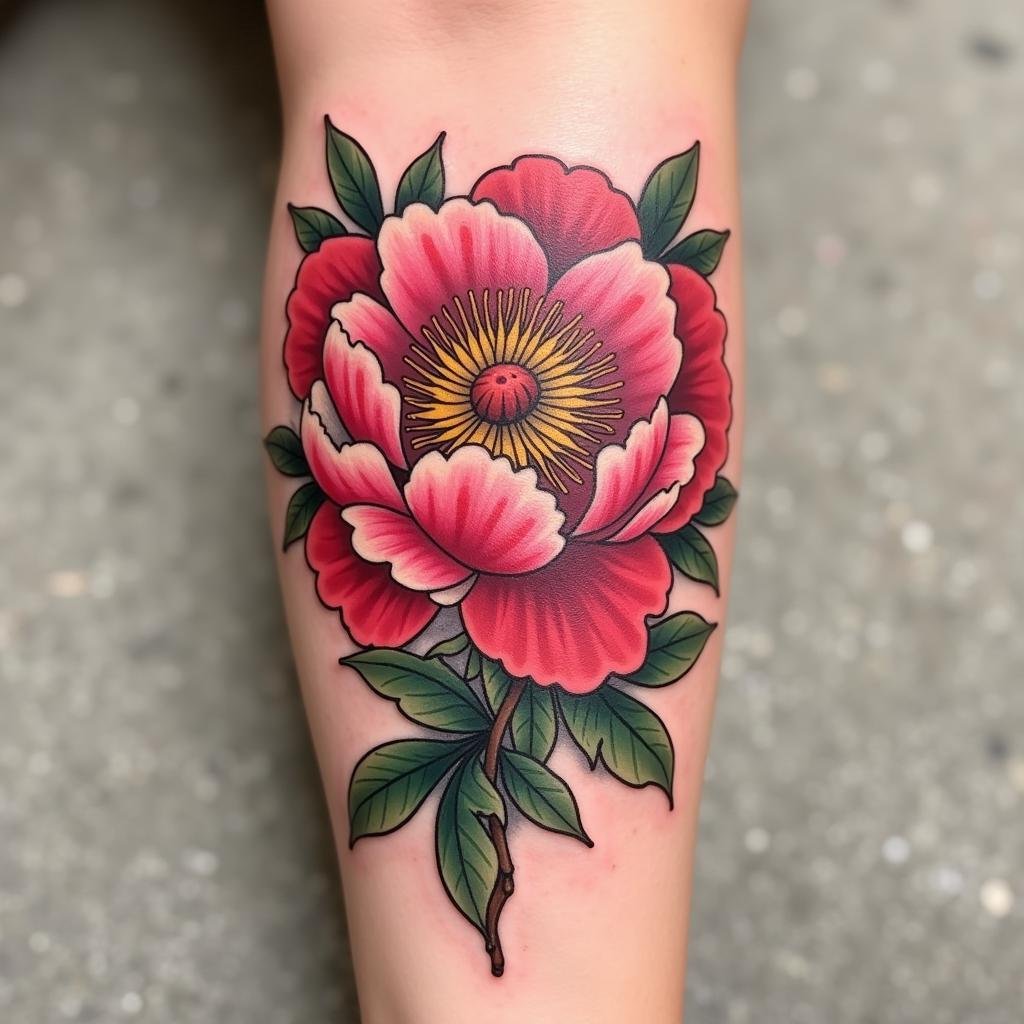 hinh xam hoa mau don mini nhat ban co dien 67bc25 1