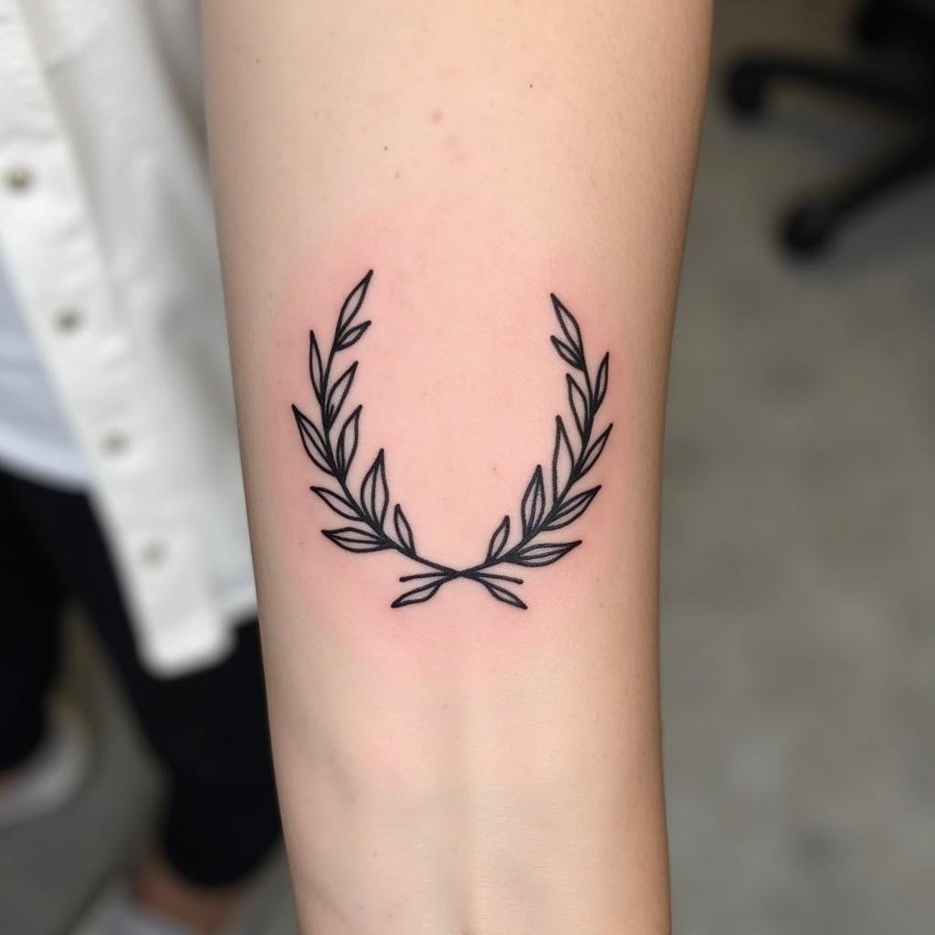 hinh xam hoa nguyet que bieu tuong chien thang vinh quang 67bc9e 1