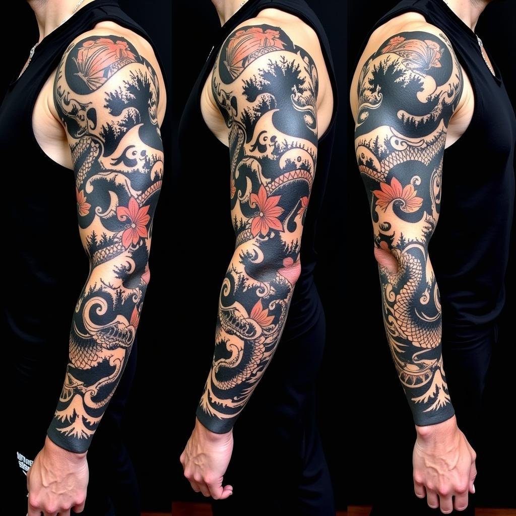 hinh xam irezumi yakuza truyen thong nhat ban 67bfae 1