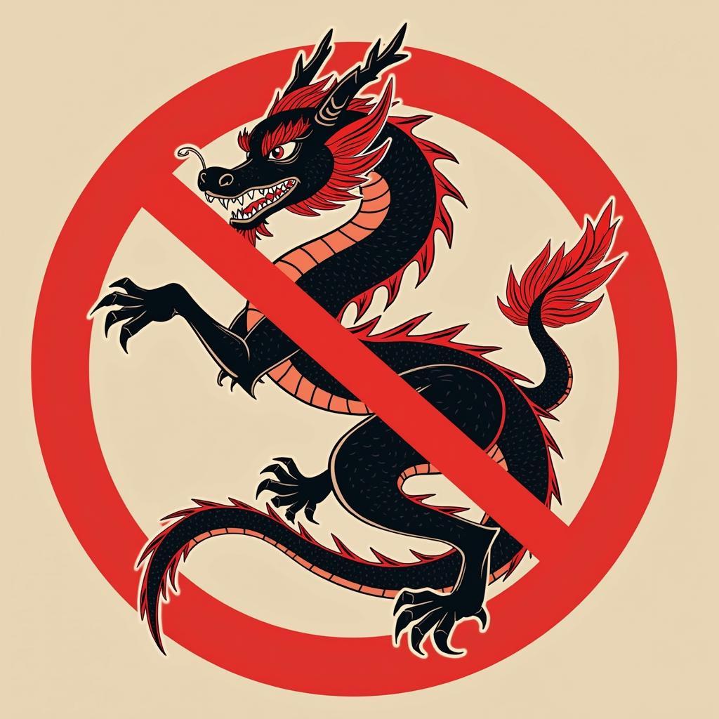 Hinh xam ky rong xung khac tuoi Tuat can tranh theo phong thuy