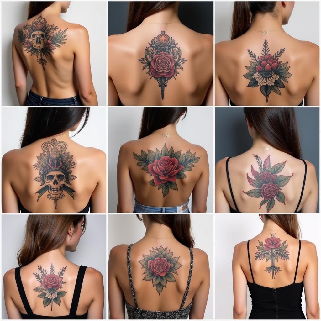 Hình xăm lưng nữ chất, thể hiện cá tính và phong cách riêng biệt