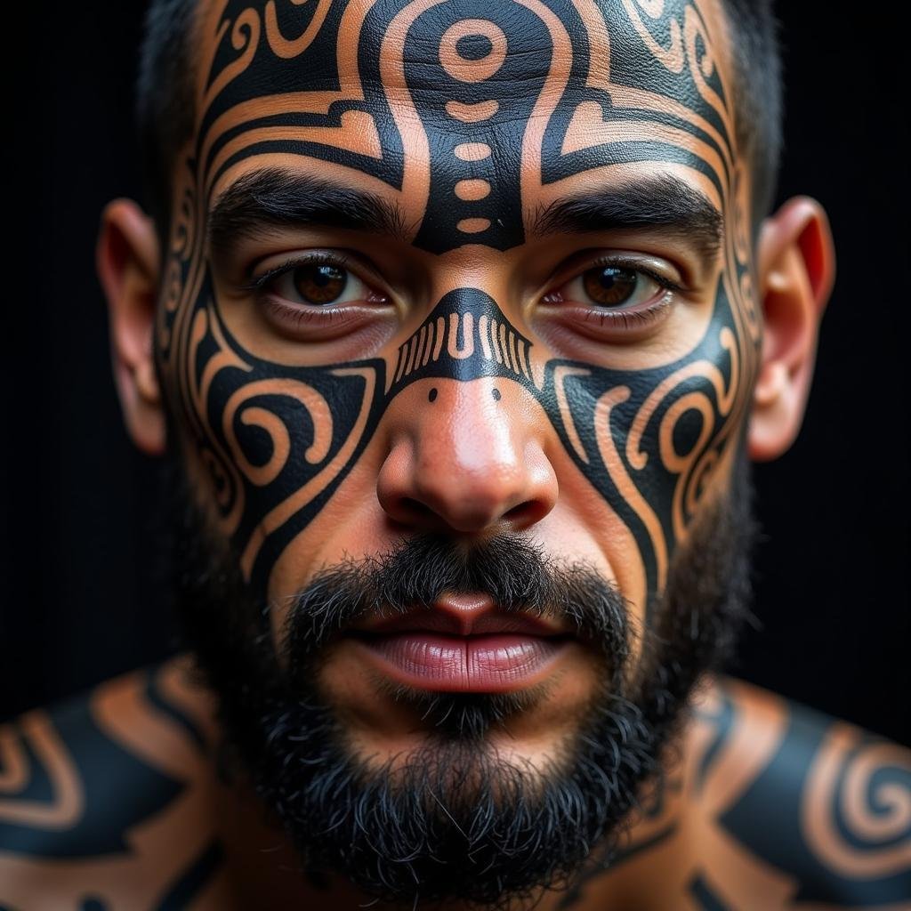 hinh xam maori ta moko nghe thuat doc dao 67bec8 1