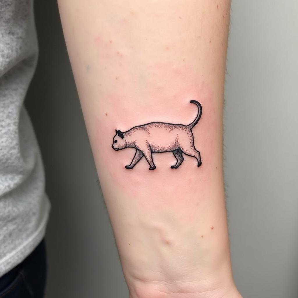 Hình xăm mèo tượng trưng cho sự độc lập và tự do cá nhân, thể hiện lối sống phóng khoáng và tự chủ