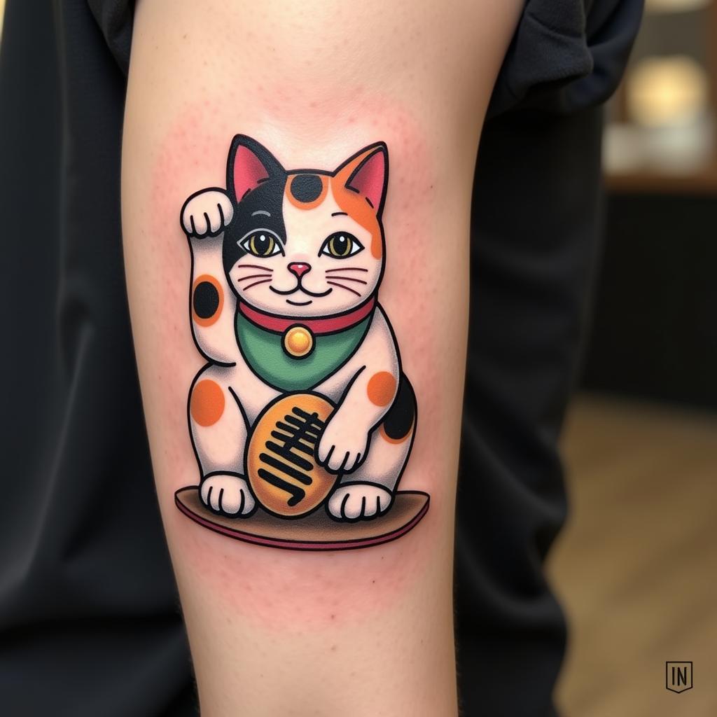 hinh-xam-meo-than-tai-vay-tay-trai-moi-goi-khach-hang-67bf69 Hình xăm mèo thần tài vẫy tay trái thể hiện sự mời gọi khách hàng và mối quan hệ tốt
