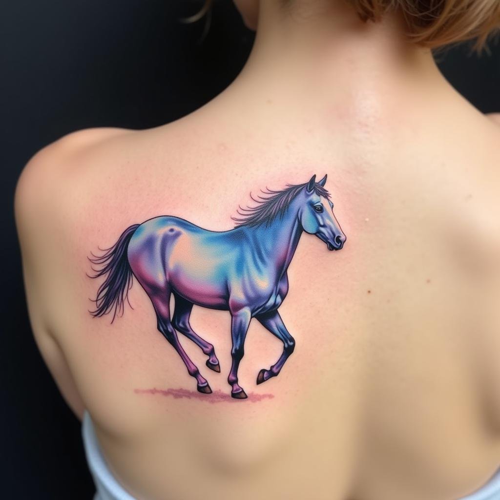 hinh xam ngua mau nuoc watercolor 67bf76 1