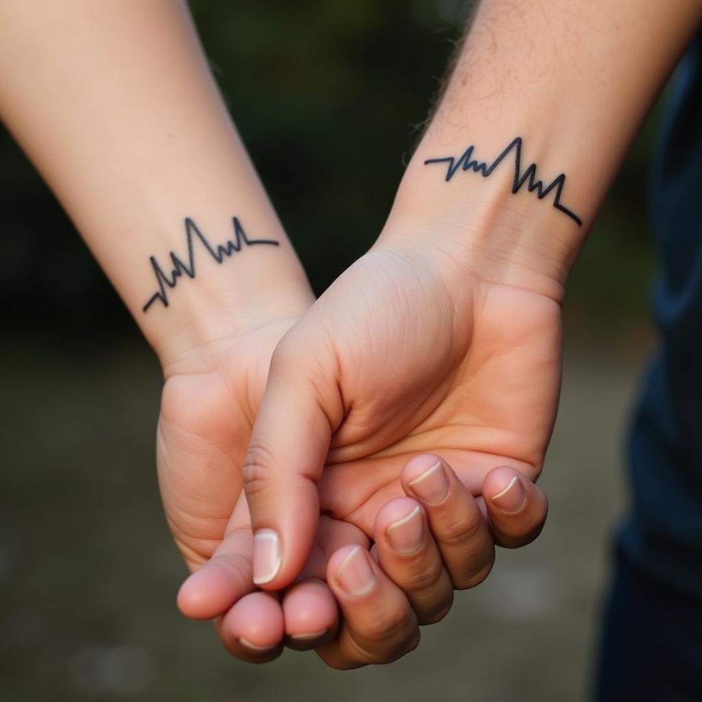 hinh-xam-nhip-tim-tinh-yeu-ket-noi-67bfae Hình xăm nhịp tim đôi thể hiện tình yêu và sự kết nối bền chặt giữa hai người