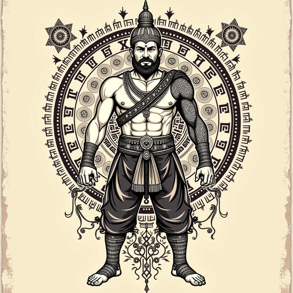 hinh xam ong bak yant suc manh chien binh 67bc7d 1