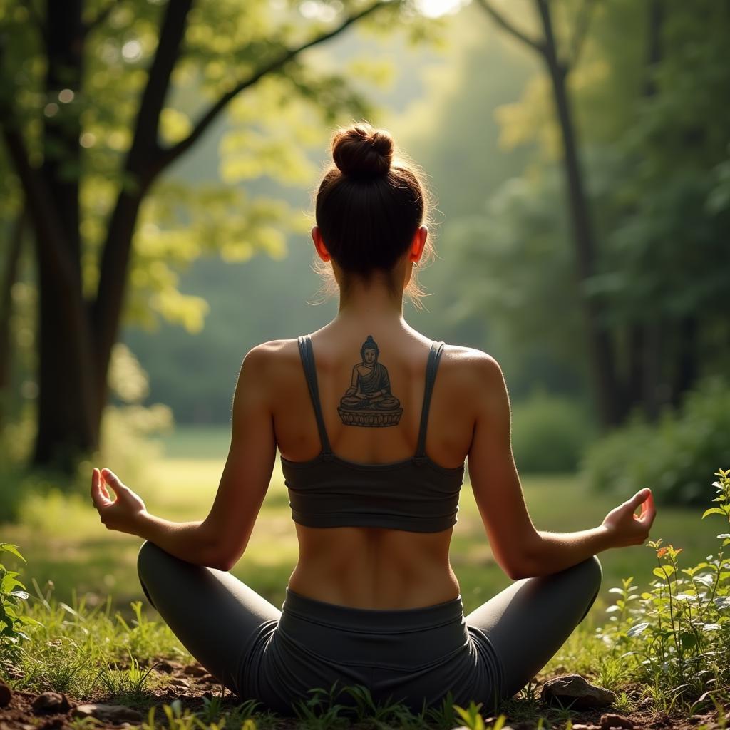 Hình xăm Phật nhất cổ lời nhắc nhở cuộc sống ý nghĩa và trân trọng