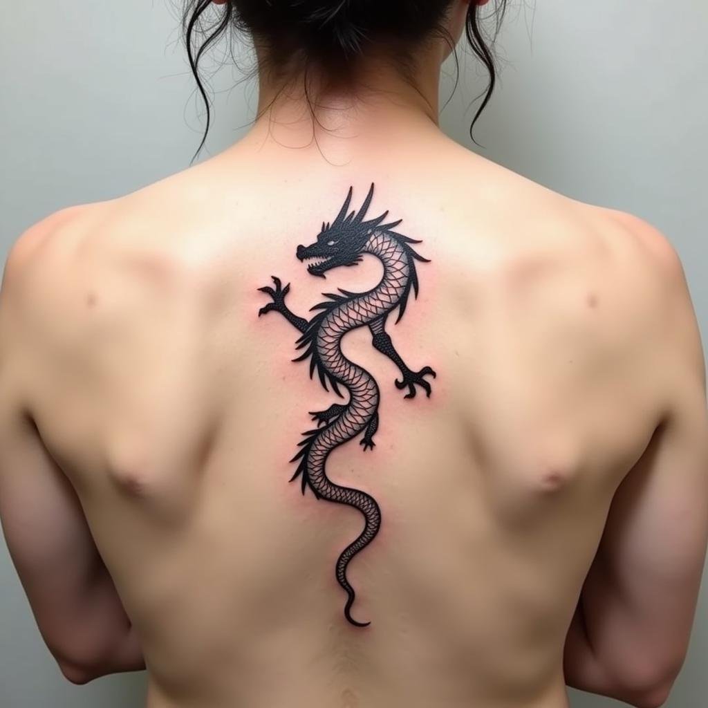 Hình xăm rồng kín lưng 800 triệu đẳng cấp và những câu chuyện chưa kể 2 hinh xam rong kin lung toi gian 67bd20 1