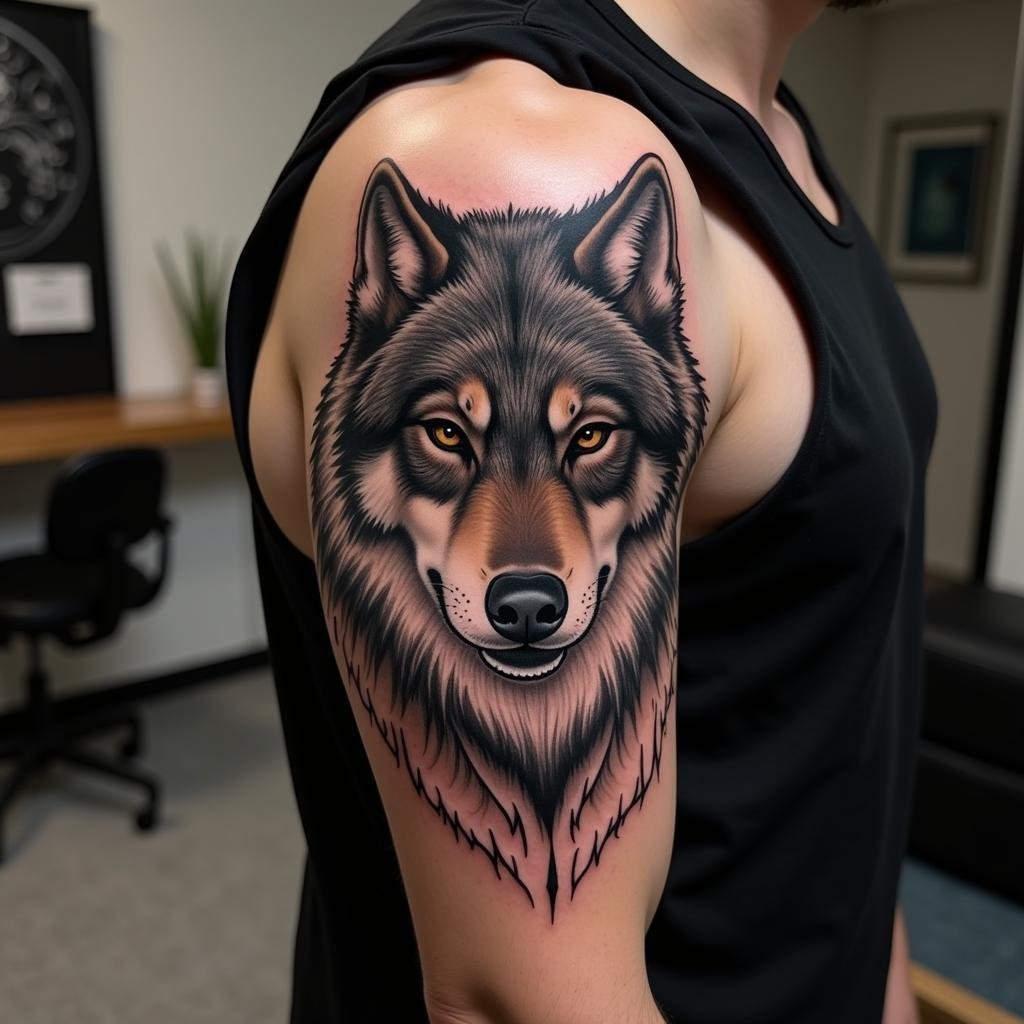 hinh xam soi bap tay bieu tuong ca tinh 67bae5 1