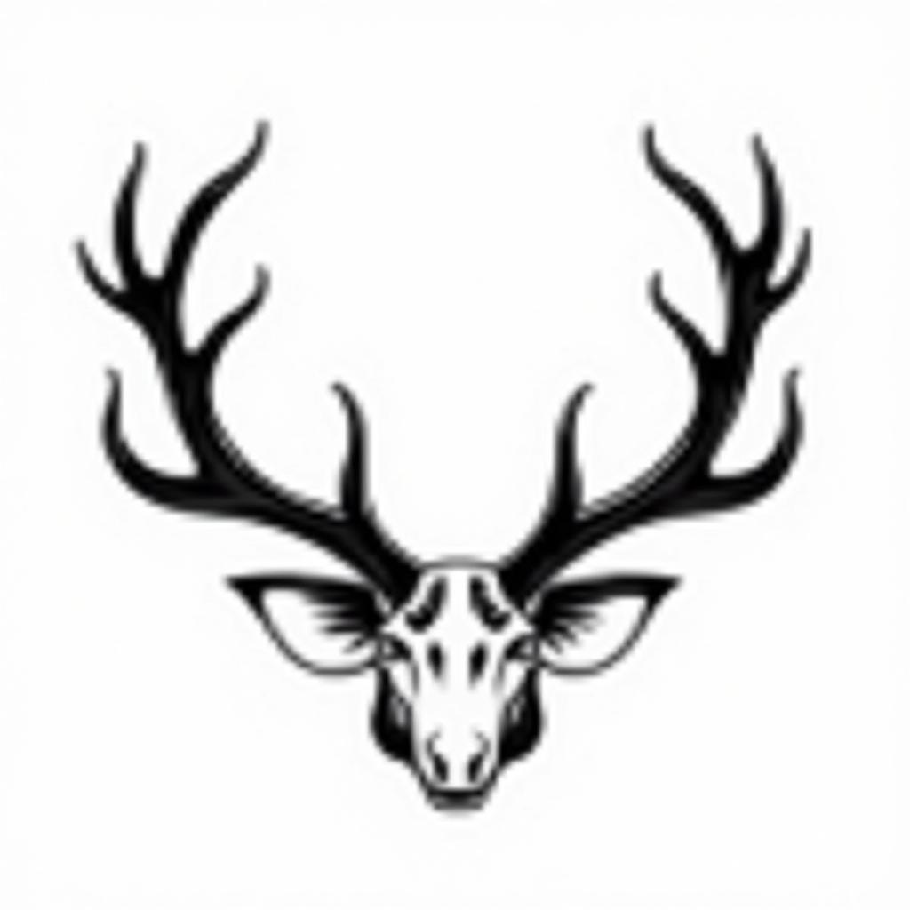 Hình xăm sừng hươu biểu tượng cho sức mạnh và nam tính