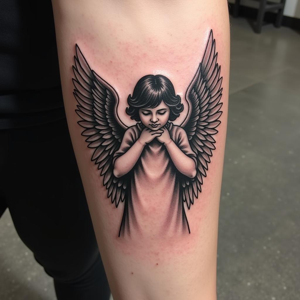 hinh-xam-thien-than-su-gia-bao-ve-67bd17 Hình xăm thiên thần tượng trưng cho sự bảo vệ và dẫn dắt như một sứ giả