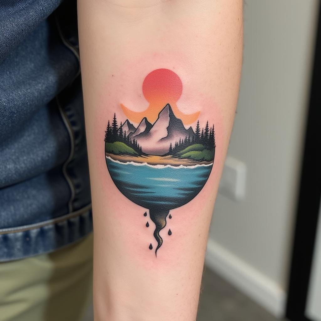 hinh xam trai dat mini ket noi con nguoi thien nhien 67bc1d 1