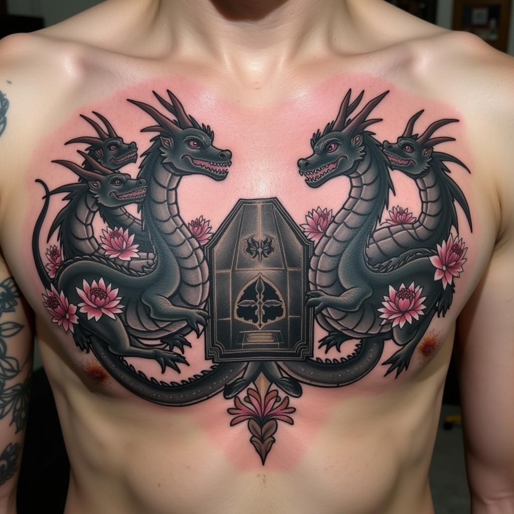 Hình xăm biểu tượng tưởng nhớ người đã khuất