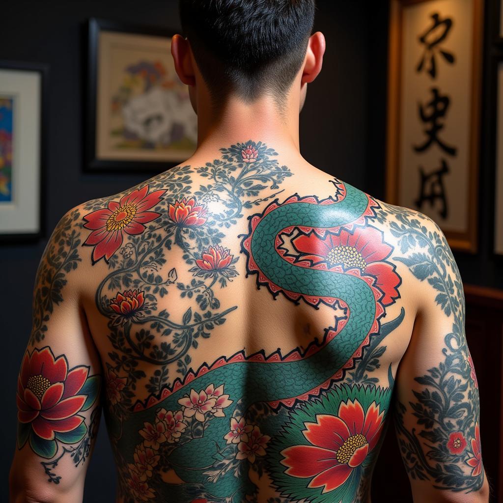 Hình xăm Irezumi Yakuza, biểu tượng văn hóa và nghệ thuật xăm mình truyền thống Nhật Bản