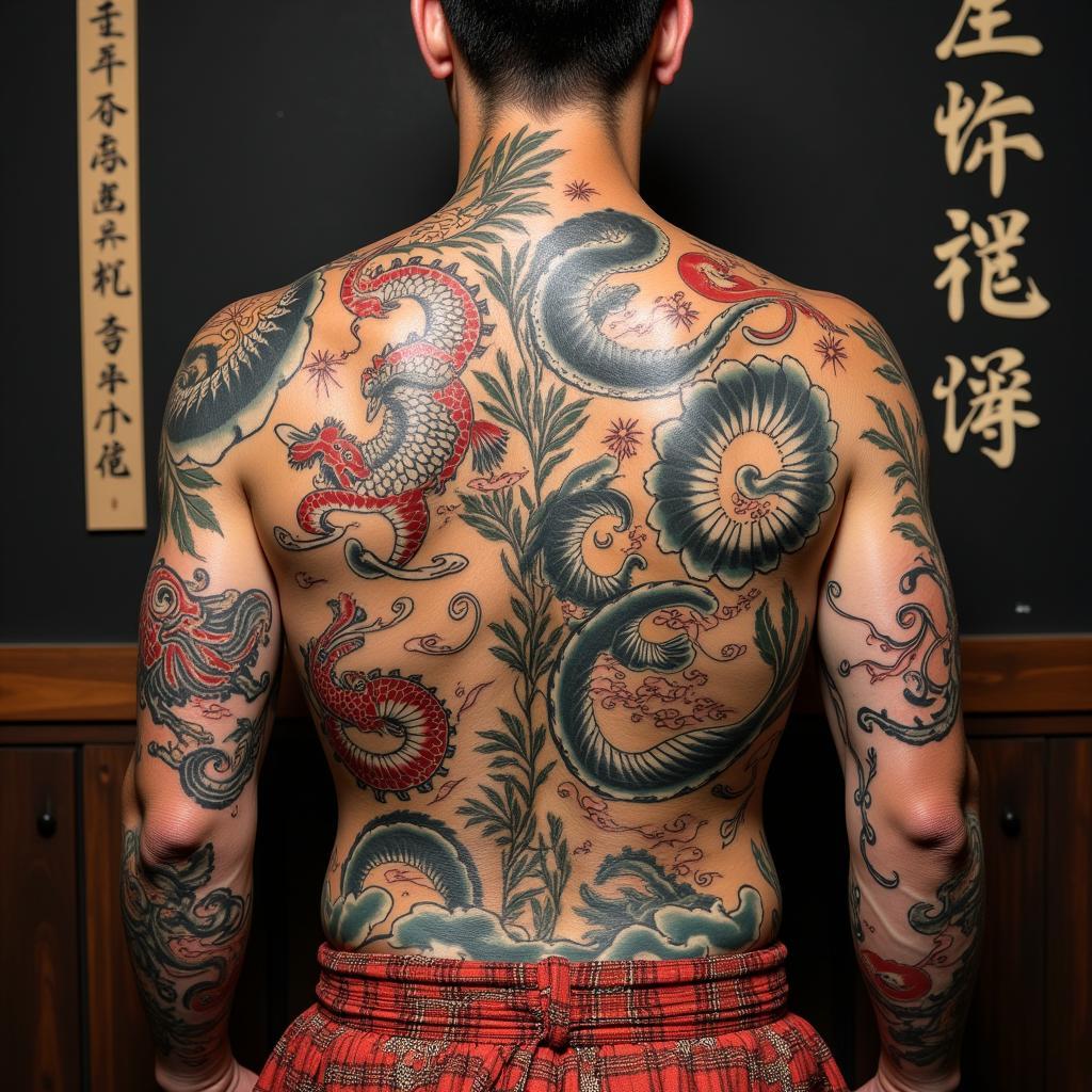 Hình xăm yakuza thời kỳ Edo