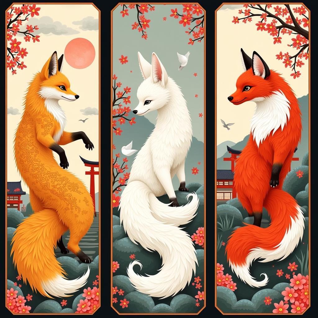 Hồ ly 9 đuôi Cửu Vĩ Hồ trong văn hóa dân gian châu Á