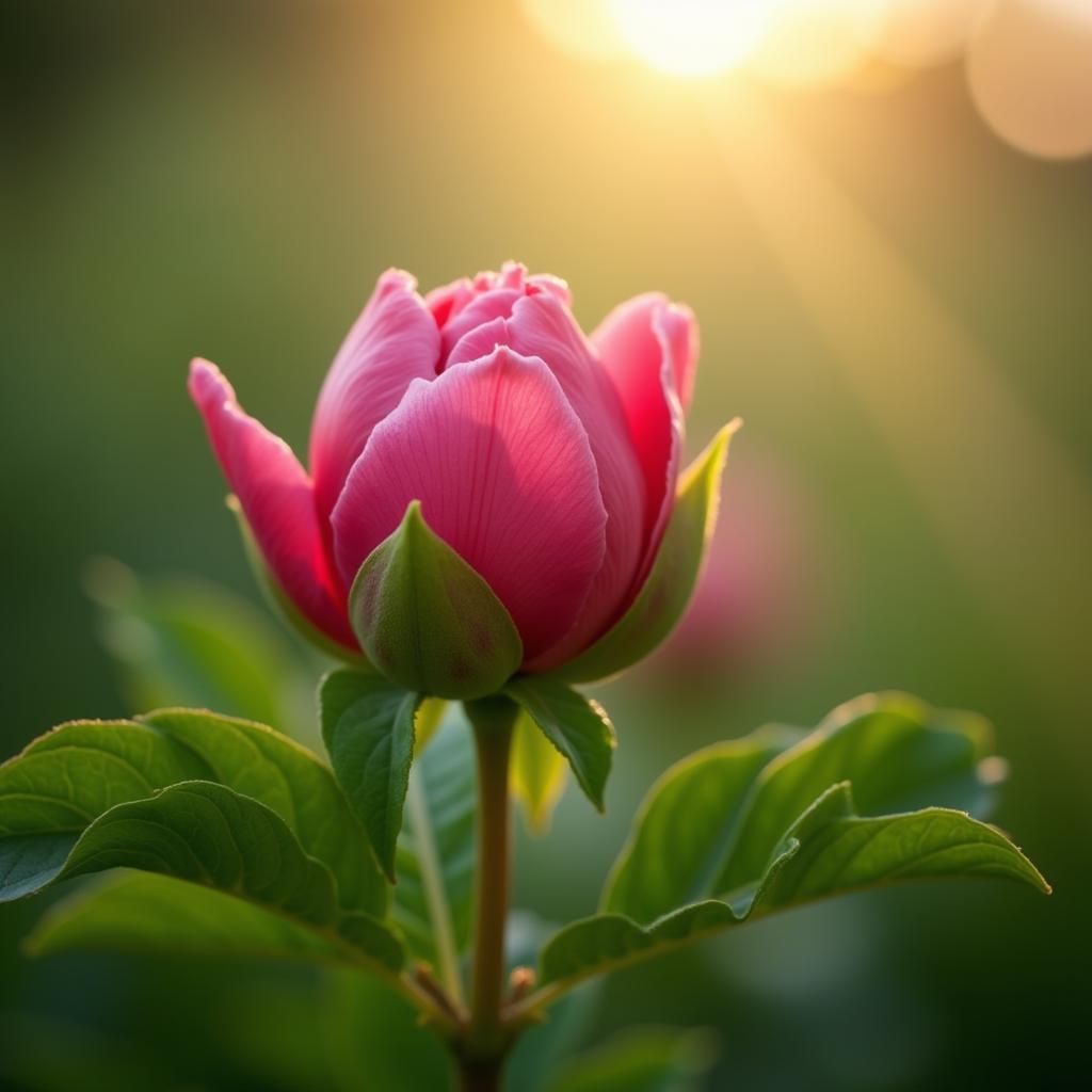 Hoa mẫu đơn nở vào mùa xuân tượng trưng cho sự tái sinh hy vọng và một tương lai tươi sáng