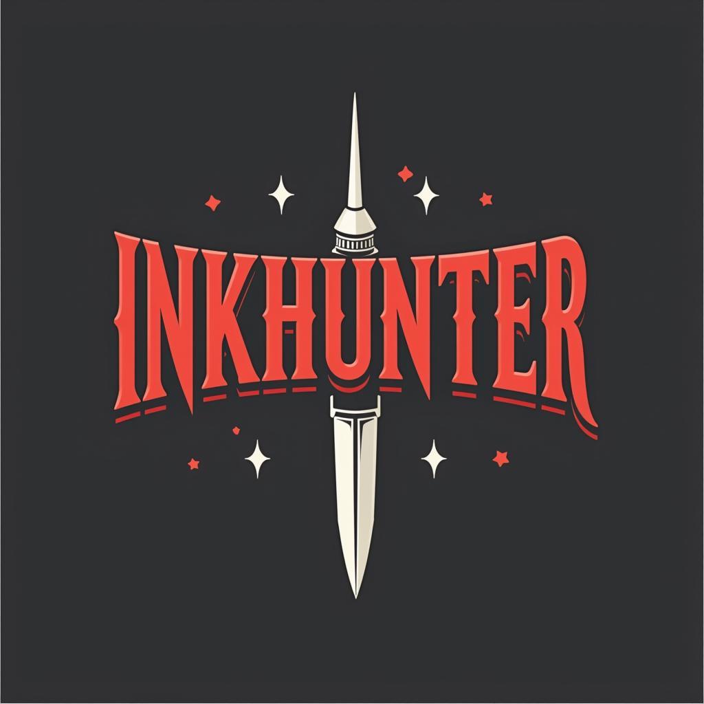 Logo ung dung INKHUNTER noi tieng trong linh vuc tao hinh xam chu theo ten