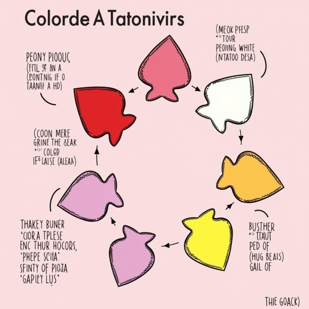 Ý nghĩa màu sắc hoa mẫu đơn trong hình xăm và lựa chọn màu phù hợp với bản mệnh