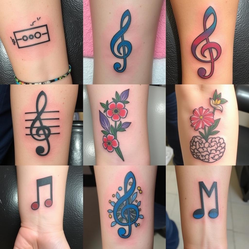 Tổng hợp mẫu thiết kế hình xăm nốt nhạc ở cổ tay đa dạng độc đáo và ý nghĩa