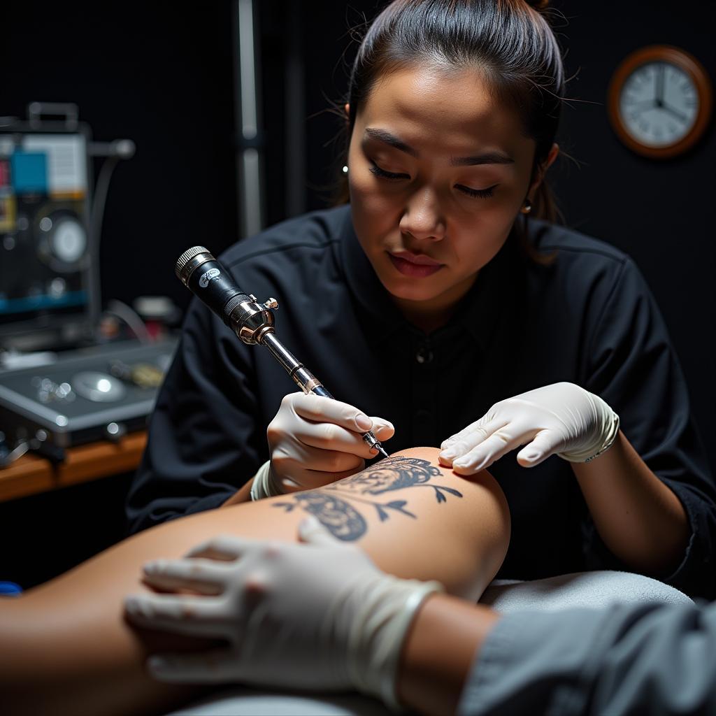 nghe-si-xam-hinh-chuyen-nghiep-dang-xam-67be8c nghệ-sĩ-xăm-hình-chuyên-nghiệp-tập-trung-cao-độ-trong-quá-trình-xăm-hình-cho-khách-hàng