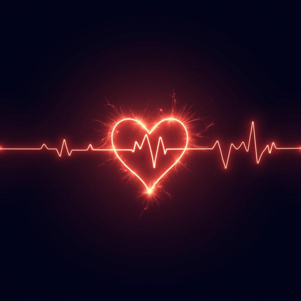 Hình xăm nhịp tim tượng trưng cho sự sống, từ đường thẳng đến nhịp điệu