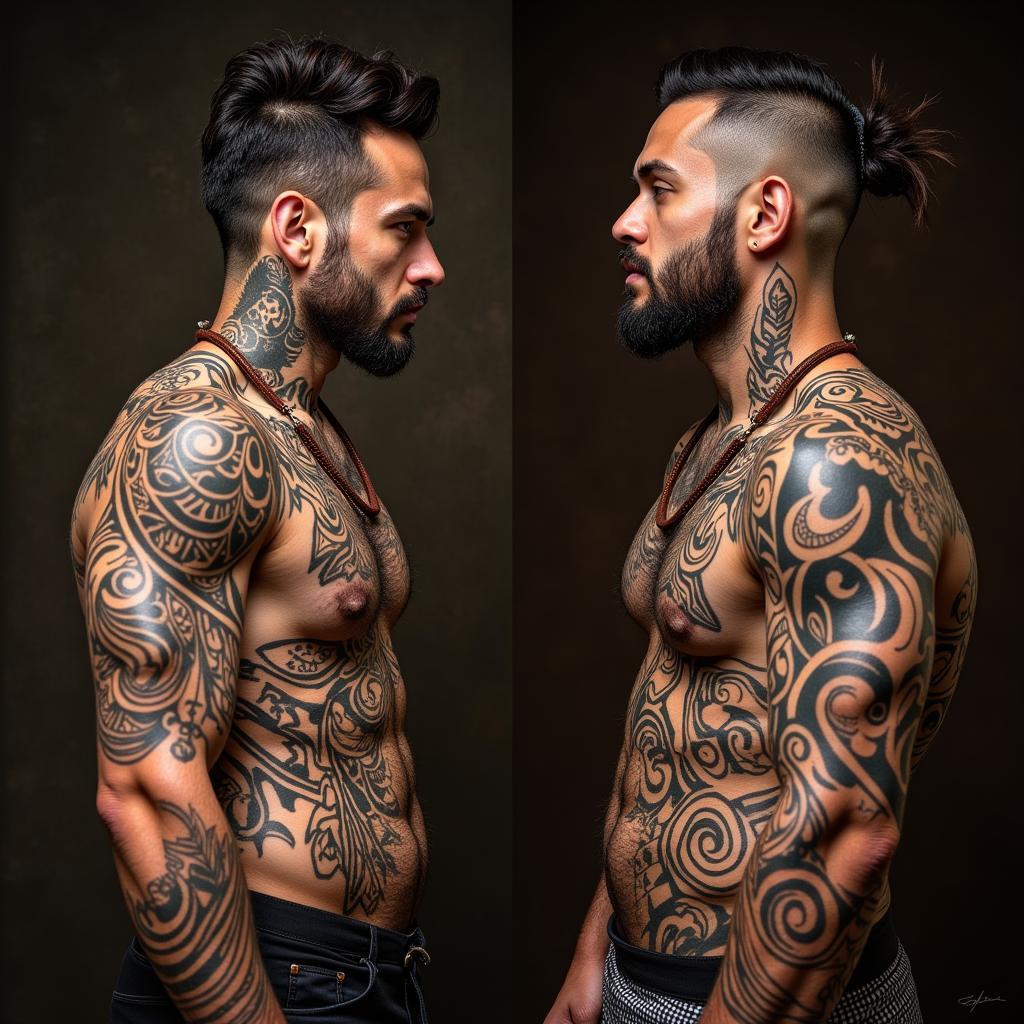 Phân biệt Tā moko và Kirituhi: Hình xăm Maori