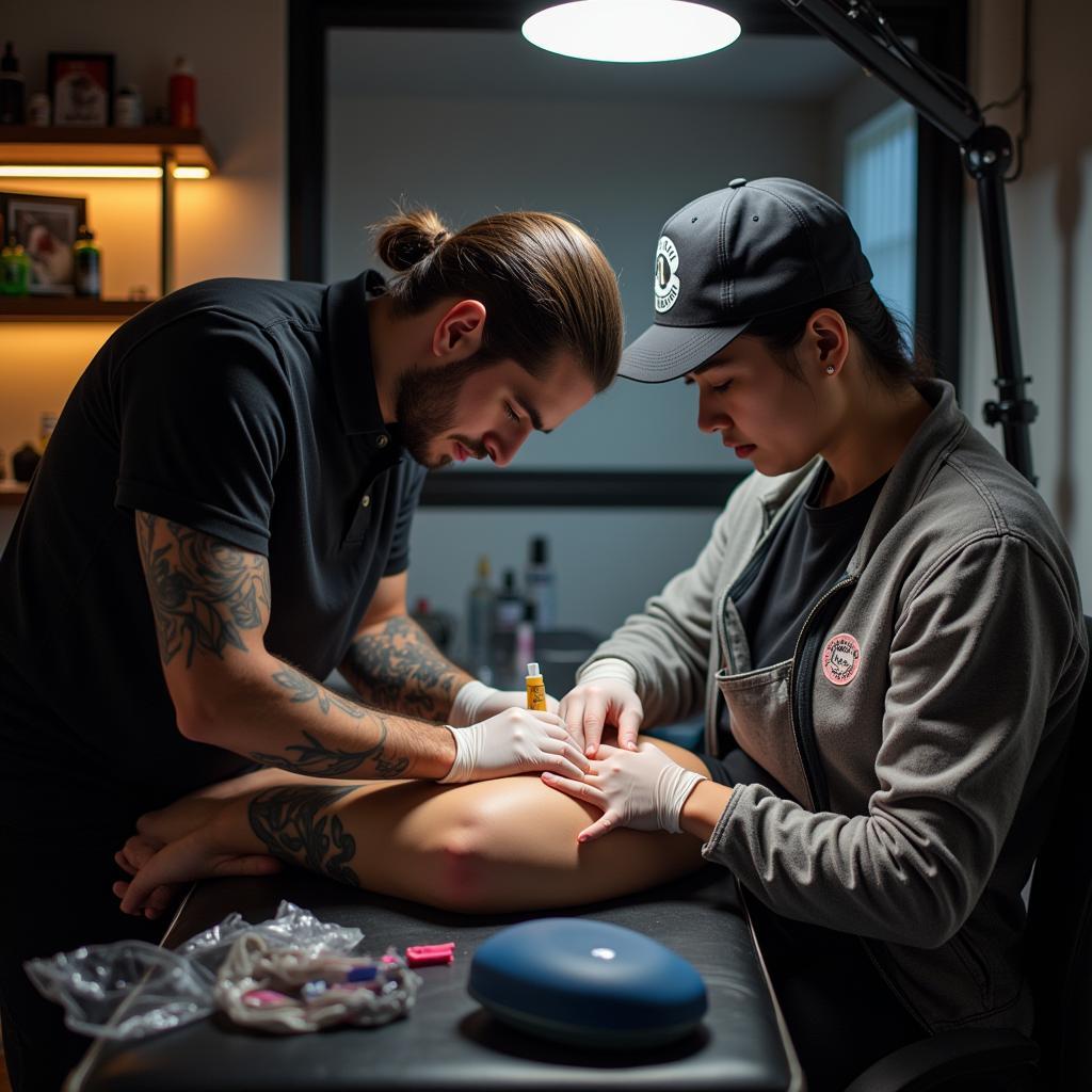 Quy trình xăm hình chuyên nghiệp tại studio uy tín đảm bảo an toàn vệ sinh