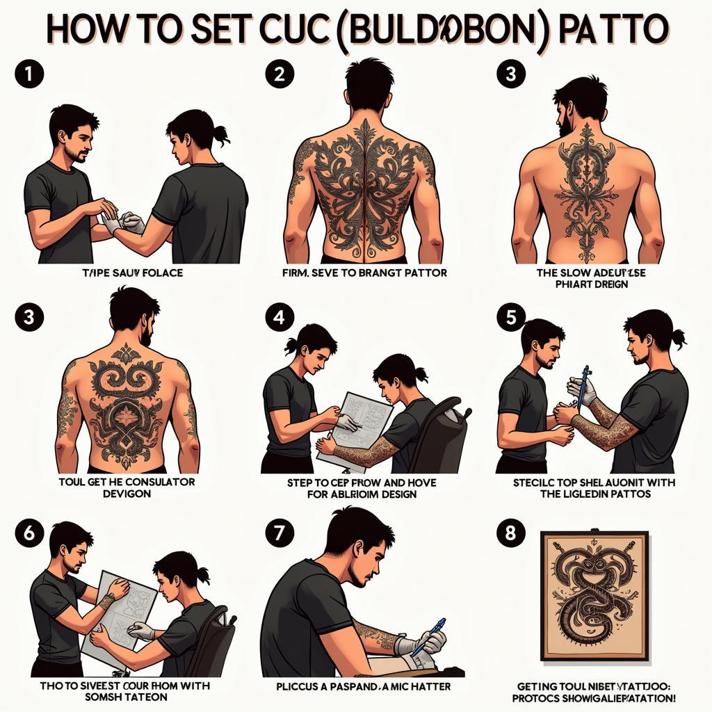 Quy trình xăm hình rồng full lưng chuyên nghiệp