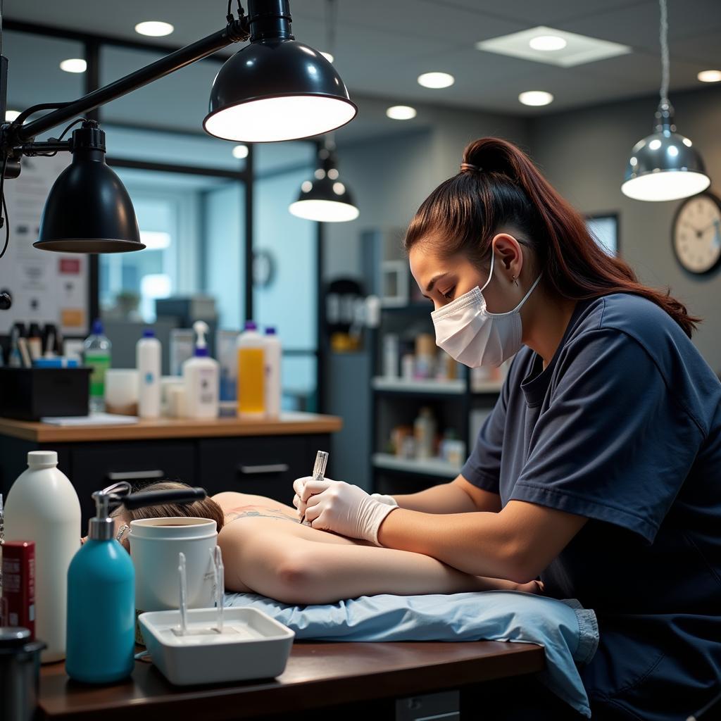 Studio xăm hình uy tín đảm bảo an toàn và chất lượng hình xăm