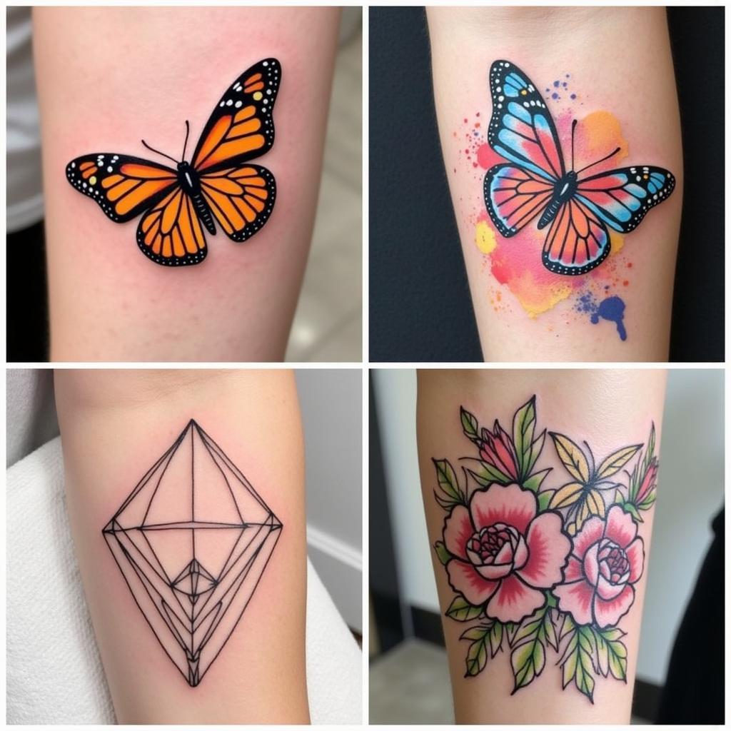 Sức hút của hình xăm bướm bướm đối với nhiều người.