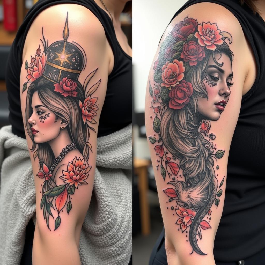 Bộ sưu tập các mẫu hình xăm Hắc Bạch Vô Thường phổ biến nhất hiện nay