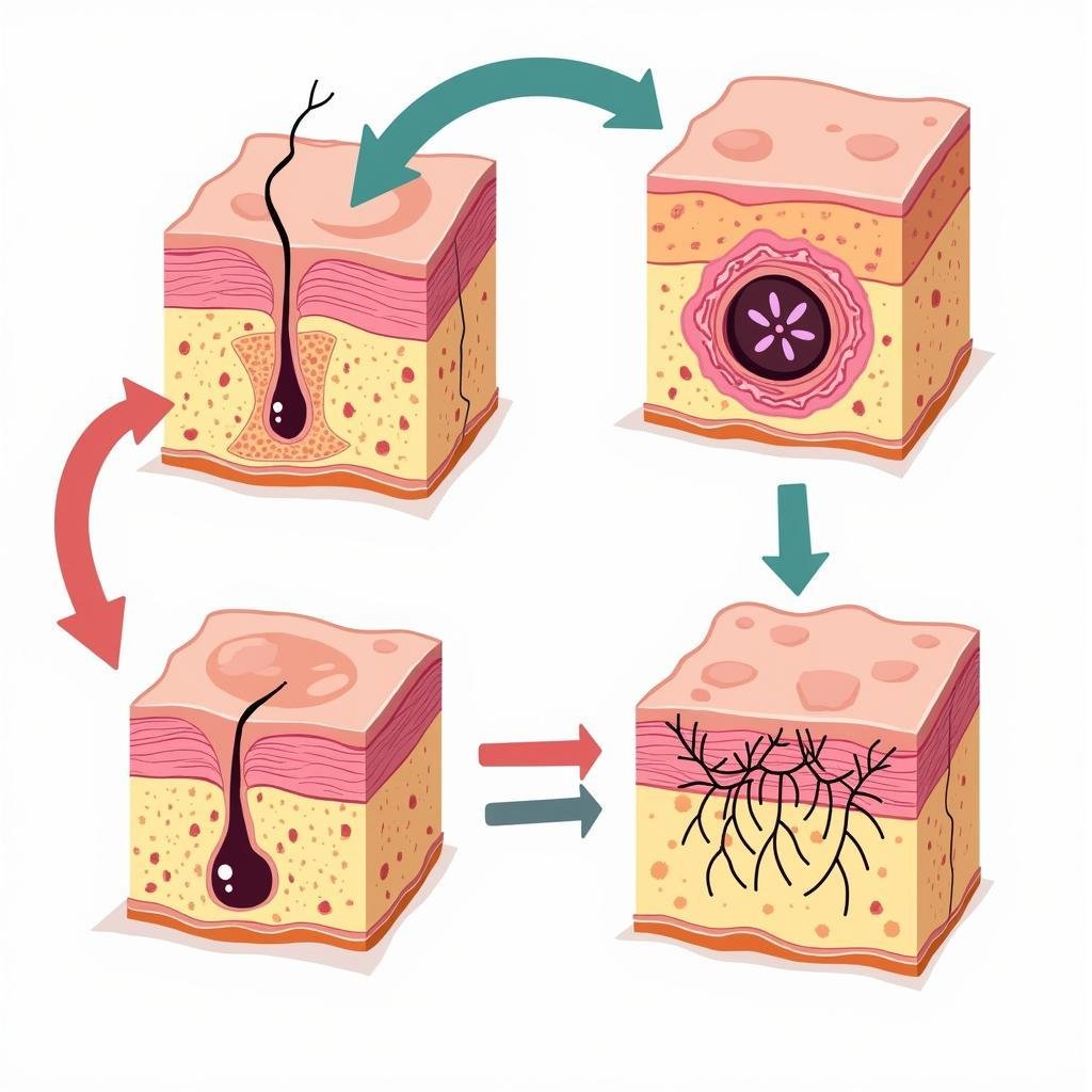 Xăm Ngón Tay: 5 Lý Do Nên Cân Nhắc Kỹ Lưỡng Trước Khi Thực Hiện 2 te bao da tai tao muc xam bi mat mau 67bf37 1