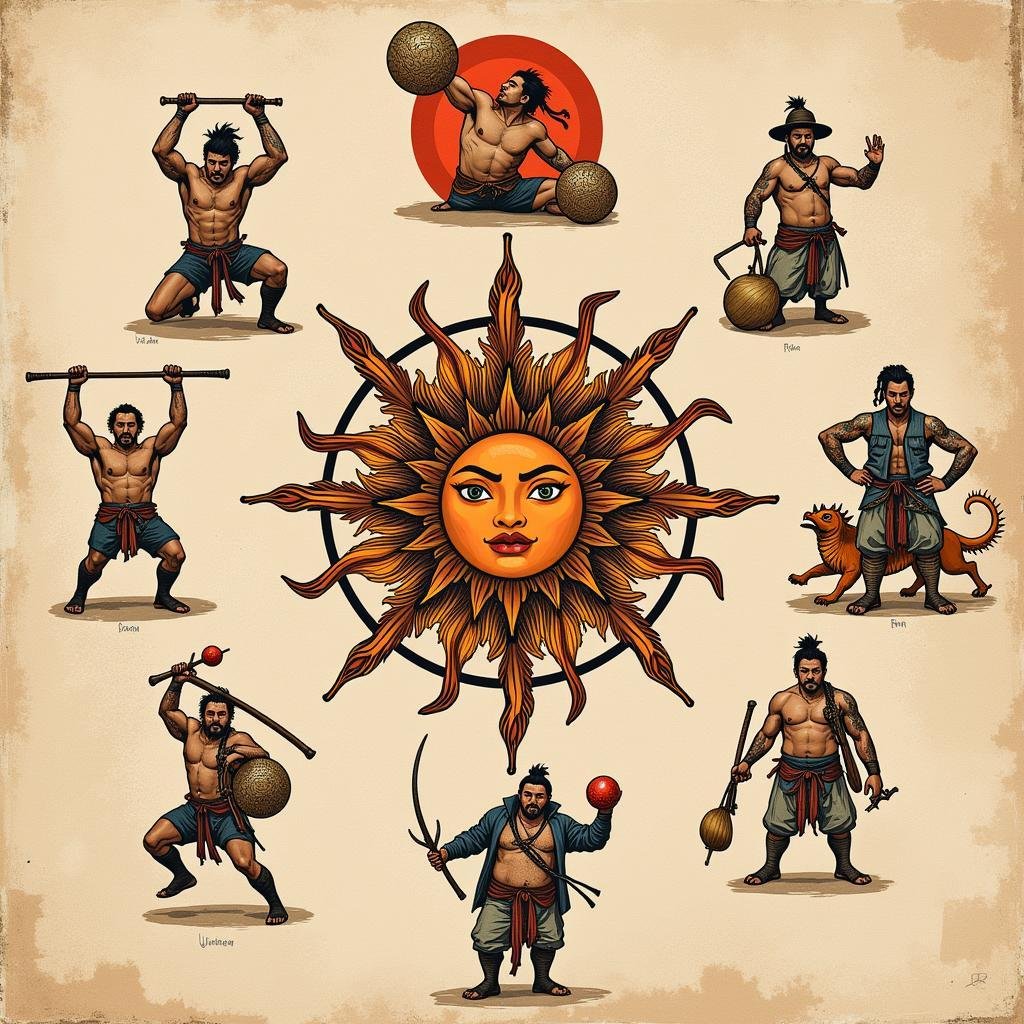 Tuyển chọn đỉnh cao: Hình xăm Tôn Ngộ Không đẹp nhất và ý nghĩa 9 tong hop cac bieu tuong y nghia hinh xam ton ngo khong 67beac 1