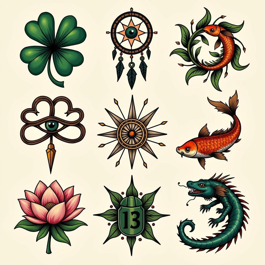 Hình xăm may mắn: Ý nghĩa sâu sắc và lựa chọn hoàn hảo cho bạn 2 tong hop cac mau hinh xam may man 67c041 1