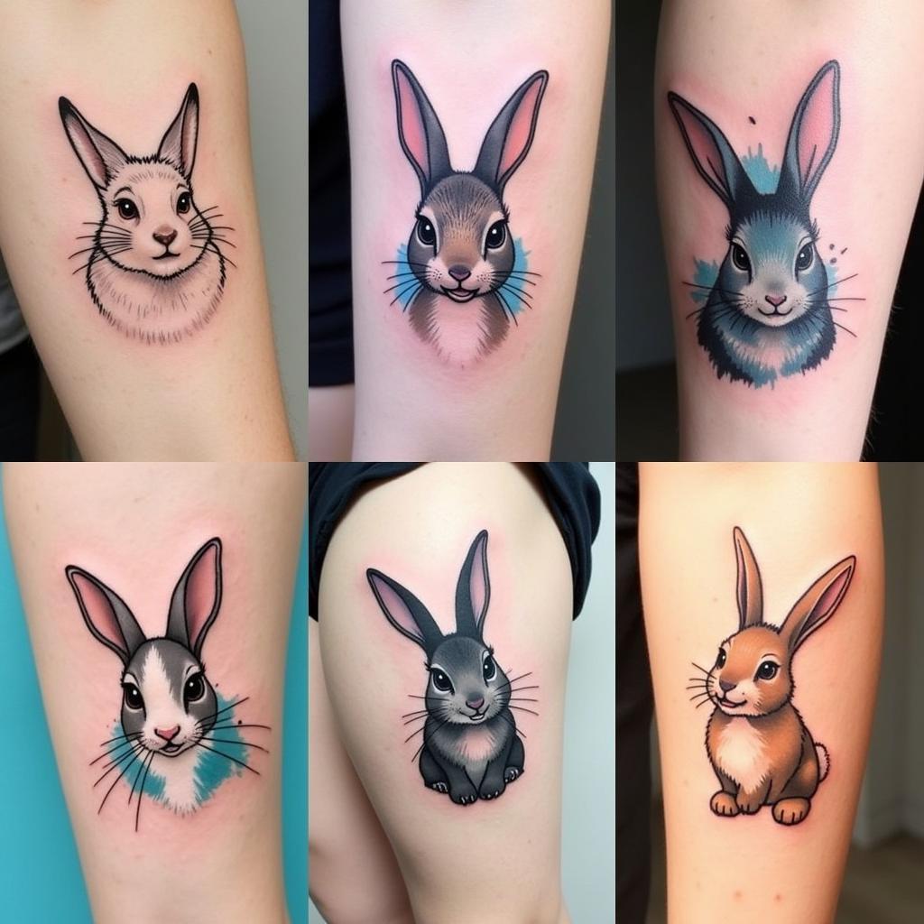 Tổng hợp các phong cách thiết kế hình xăm con thỏ phổ biến và độc đáo hiện nay